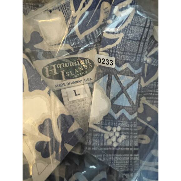 Vintage Hawaiian Islands Shirt Mens L Floral Aloha Made in Hawaii USA Camp - Picture 7 of 7